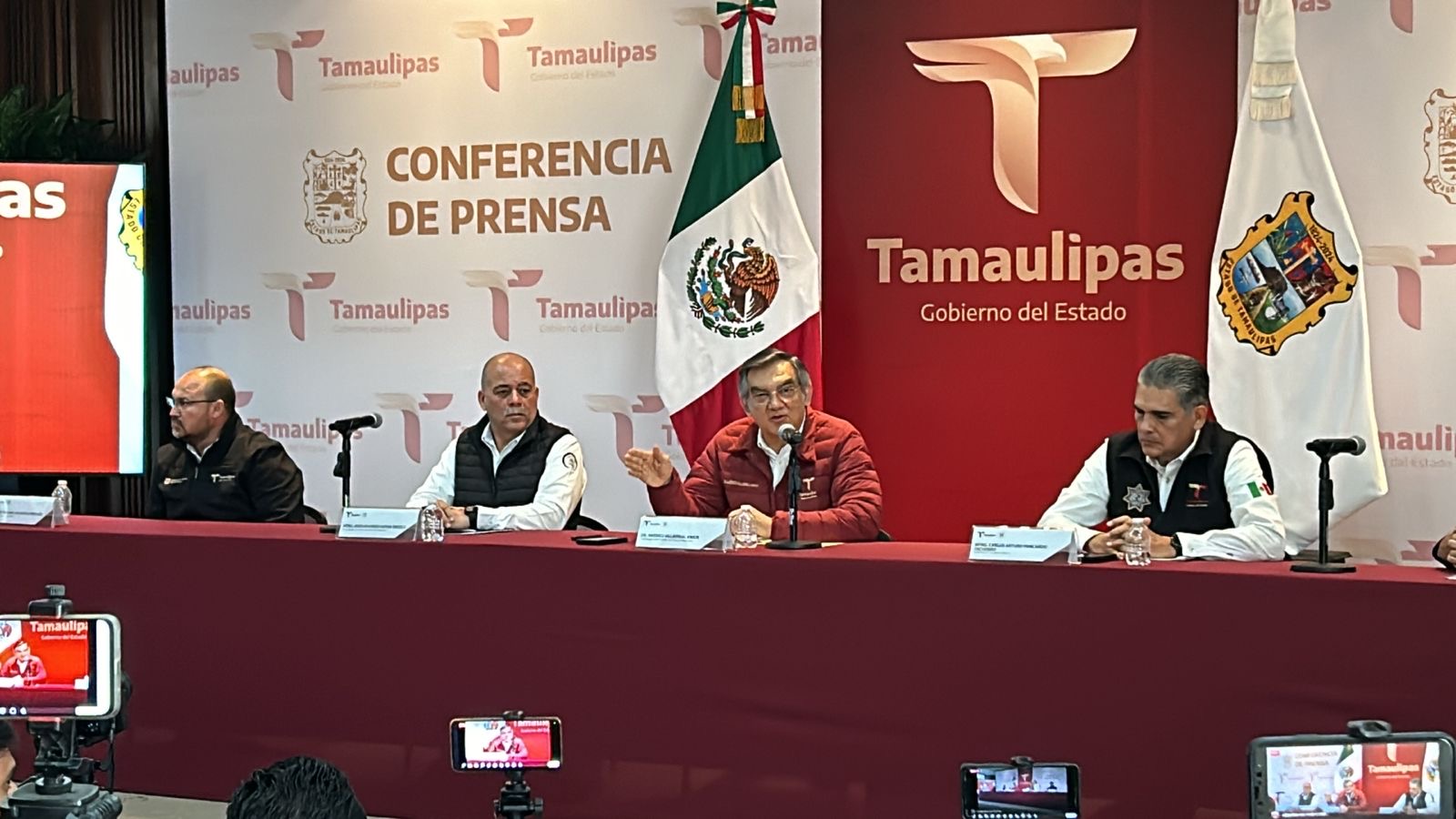 Anuncia Gobernador reforzamiento de la estrategia de seguridad en Tamaulipas